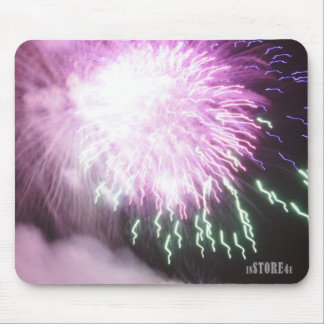 Fireworks Mousepad - Violet Fireworks