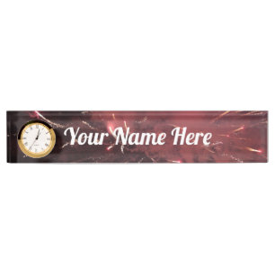 Fireworks Name Plate