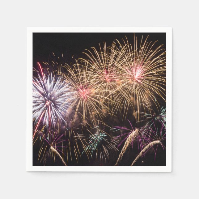 Fireworks Napkin (Front)