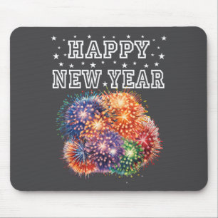Fireworks New Year's Eve Party  Mouse Pad
