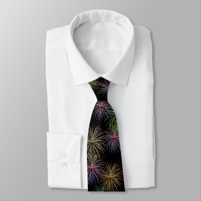 Fireworks On Black Tie (Tied)