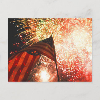 Fireworks on the Fourth Postcard