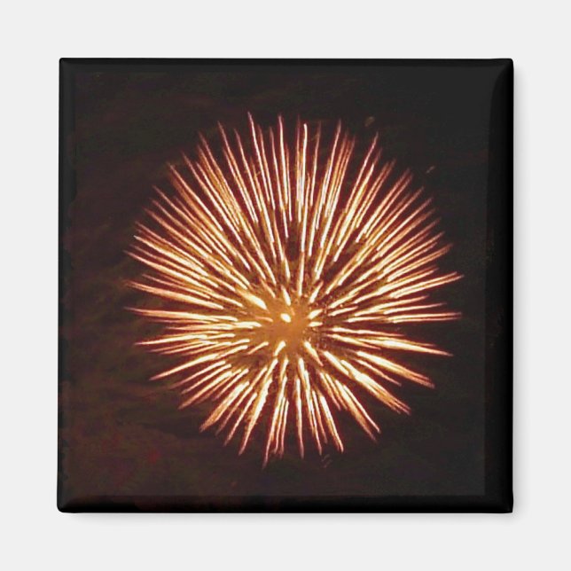 Fireworks Orange magnet (Front)