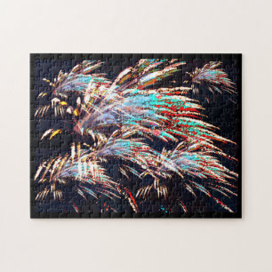 Fireworks over Mt. Olivet Jigsaw Puzzle
