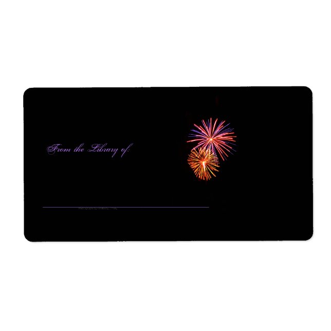 Fireworks P3621 Book Label (Front)