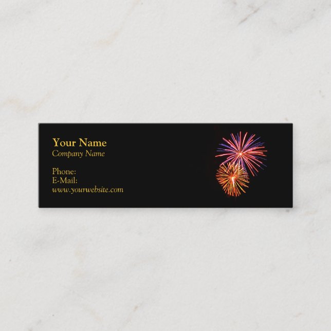 Fireworks P3621 Business Card (Front)