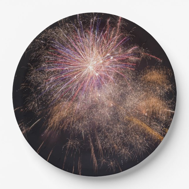 Fireworks paper plates (Front)