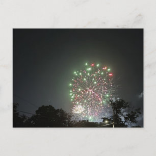 Fireworks Photo Postcard