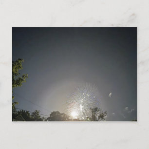 Fireworks Photo Postcard