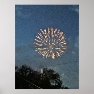Fireworks Photo Poster