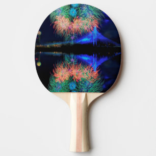 Fireworks Ping Pong Paddle