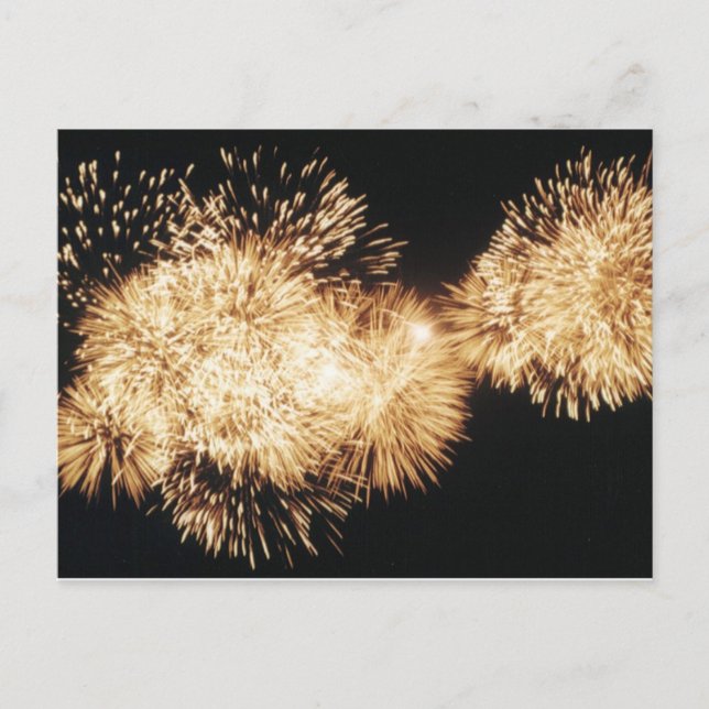 Fireworks postcard (Front)