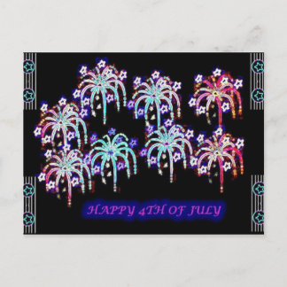 FIREWORKS POSTCARD