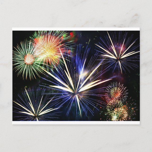 fireworks postcard (Front)