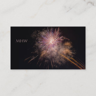 Fireworks / Pyrotechnics custom business cards