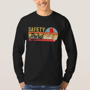 Fireworks Safety Third 4th Of July Patriotic Vinta T-Shirt