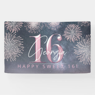 Fireworks Sweet 16 Midnight Blush ID984 Banner