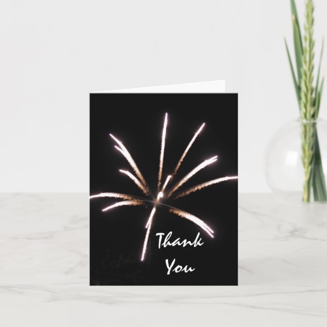 Fireworks Thank You Card (Front)