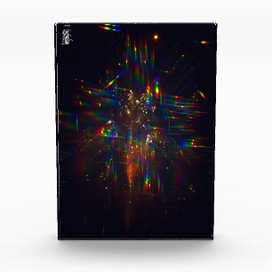 Fireworks through 3D Glasses 2 Photo Block