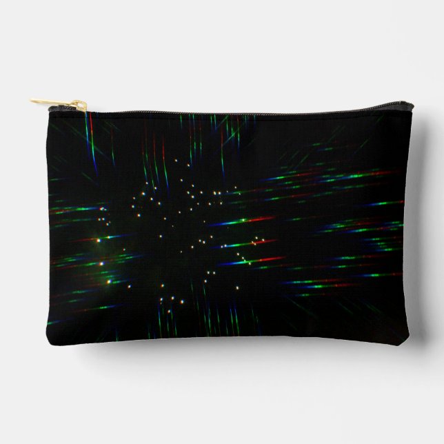 Fireworks Through 3D Glasses 3  Accessory Pouch (Front)