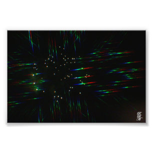 Fireworks Through 3D Glasses 3  Photo Print