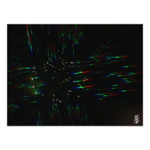 Fireworks Through 3D Glasses 3 Photo Print