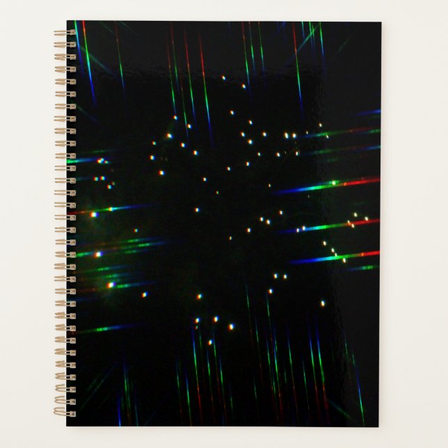 Fireworks Through 3D Glasses 3  Planner (Front)