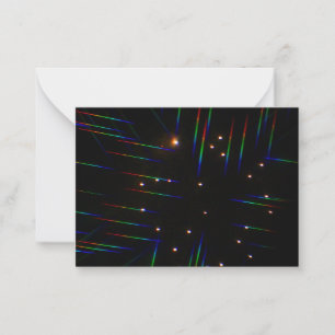 Fireworks Through 3D Glasses 4 Card