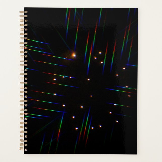 Fireworks Through 3D Glasses 4 Planner (Front)