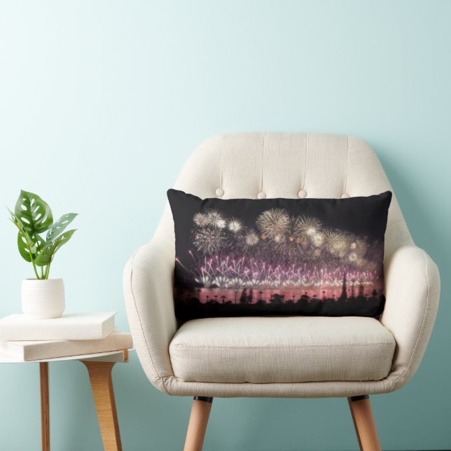 Fireworks Throw Pillow (Chair)