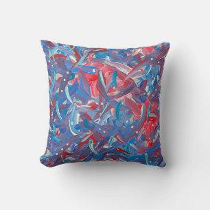 Fireworks Throw Pillow