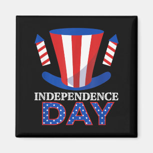 Fireworks USA American Flag Independence Proud Magnet