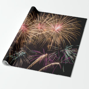 Fireworks Wrapping Paper