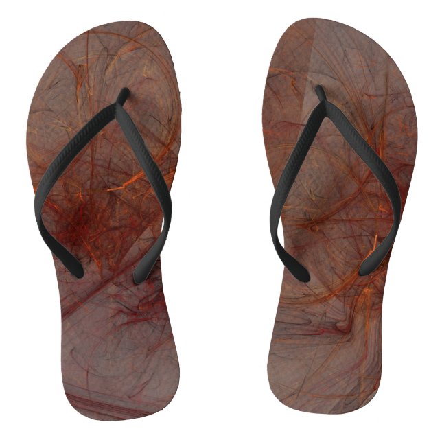 Firey Flame Thongs (Footbed)