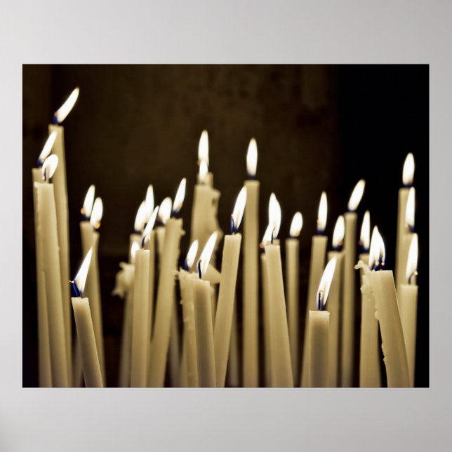 Firing candles poster (Front)