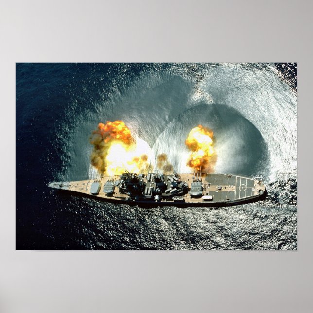 Firing Full Broadside Framed Posters (Front)