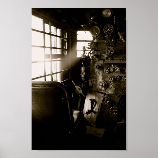 Firing the Big Boy Poster (Front)