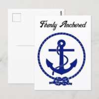 Firmly Anchored Nautical Anchor Coastal Artwork