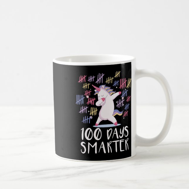 First 100 Days Of School Unicorn  Coffee Mug (Right)
