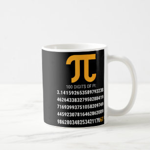 First 100 Digits Of Pi 67 Nerds Geeks Math Teacher Coffee Mug