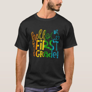 First 1st Grade Teacher First Day Back To School T T-Shirt