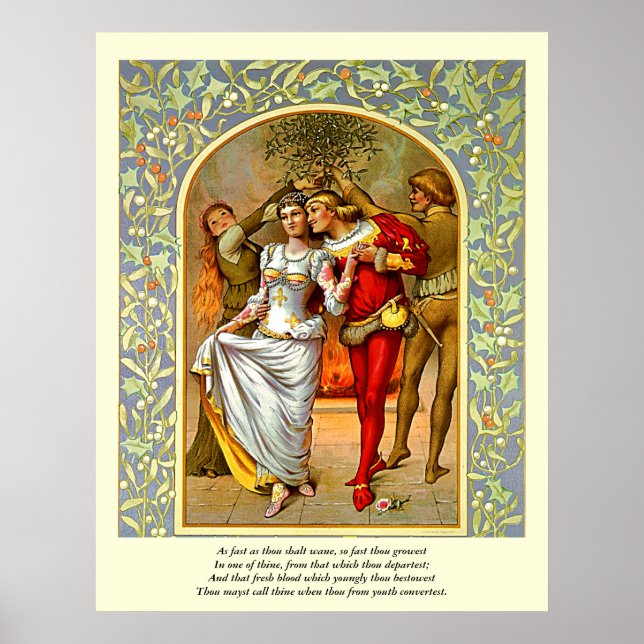First 4 Lines of Sonnet # 11 by Shakespeare Poster (Front)