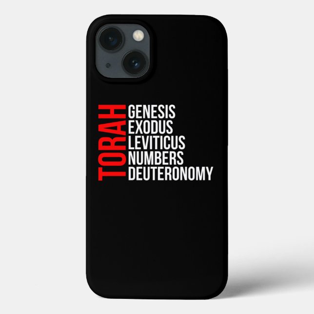 First 5 Books Torah Hebrew Israelites Yeshua Yahew Case-Mate iPhone Case (Back)