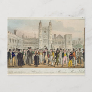 First Absence, or Etonians Answering Morning Maste Postcard