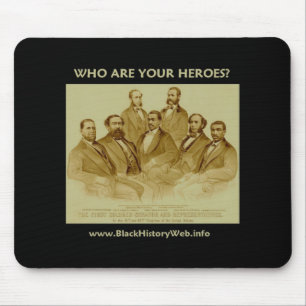 First African American Senator & Congressmen Mouse Pad