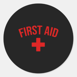 First Aid Cross Stickers
