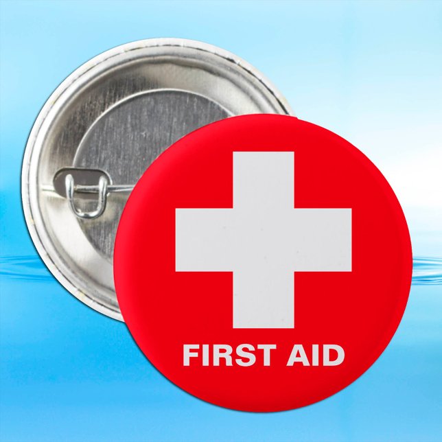 First Aid, Emergency - Ambulance, Help, Doctor 6 Cm Round Badge (Creator Uploaded)