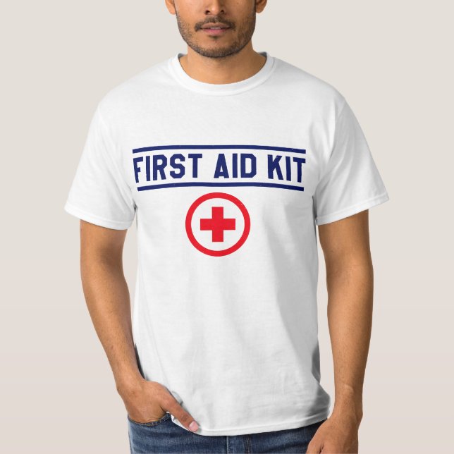 first aid kit band paramedic emergency T-Shirt (Front)