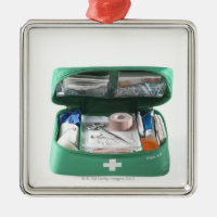 First aid kit.