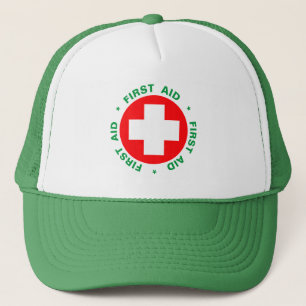 First Aid - Medic (Cross) - Ambulance, Help Trucker Hat